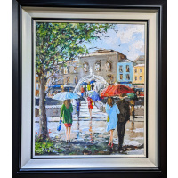 Umbrella Day in Dublin by Holly Hanson