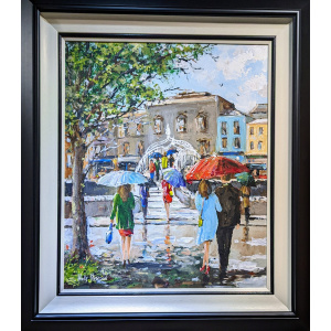 Umbrella Day in Dublin by Holly Hanson