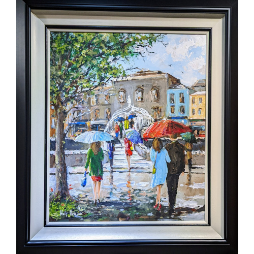 Umbrella Day in Dublin by Holly Hanson